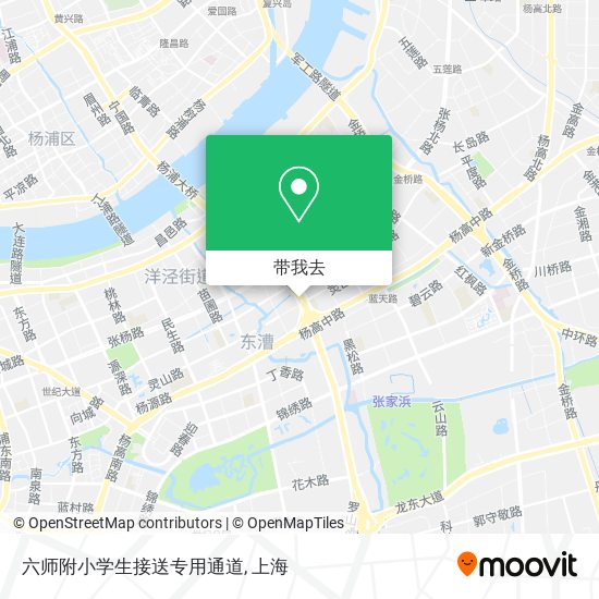 六师附小学生接送专用通道地图