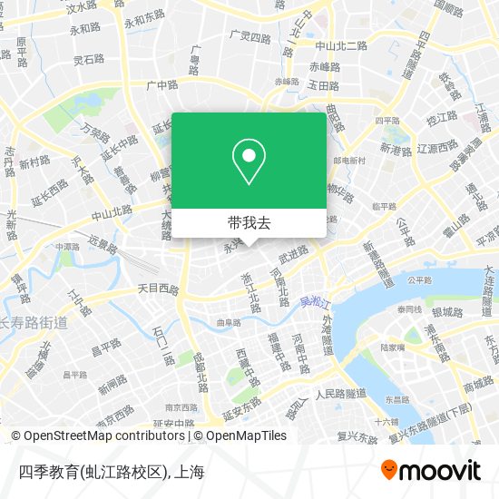 四季教育(虬江路校区)地图