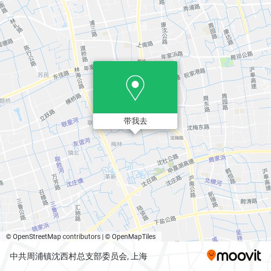 中共周浦镇沈西村总支部委员会地图