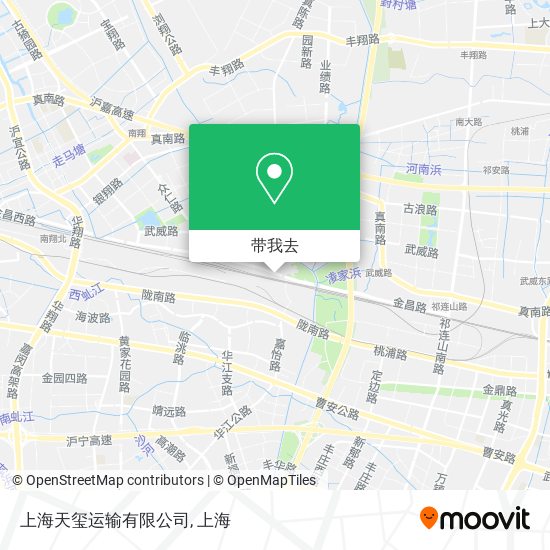 上海天玺运输有限公司地图
