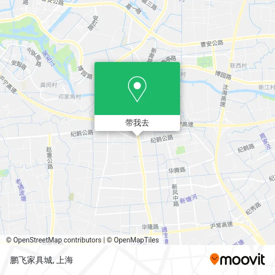 鹏飞家具城地图