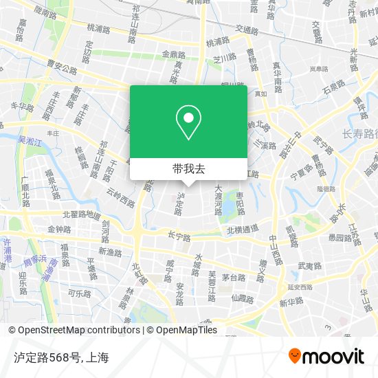 泸定路568号地图