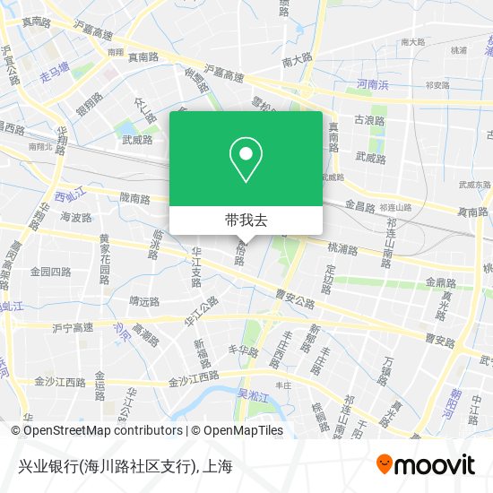 兴业银行(海川路社区支行)地图