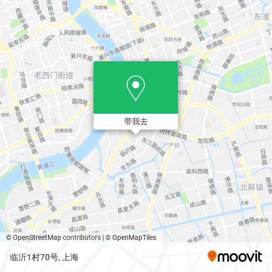 临沂1村70号地图