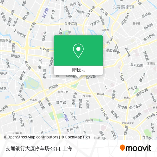 交通银行大厦停车场-出口地图