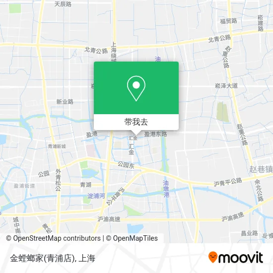 金螳螂家(青浦店)地图
