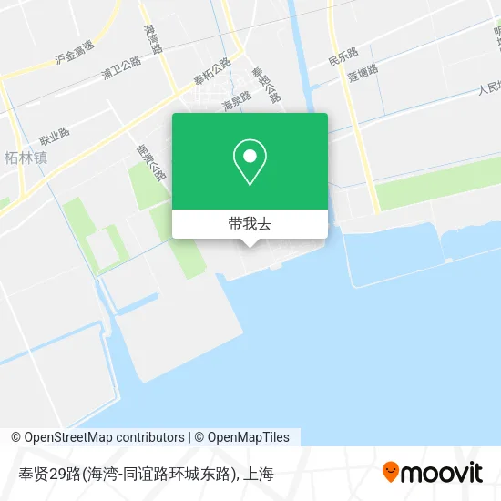 奉贤29路(海湾-同谊路环城东路)地图