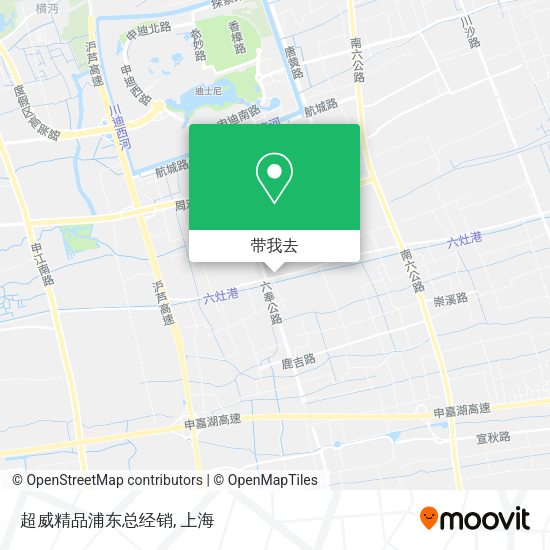 超威精品浦东总经销地图