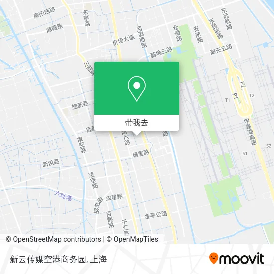 新云传媒空港商务园地图