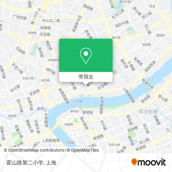 霍山路第二小学地图