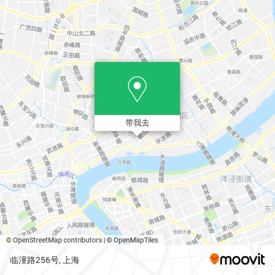 临潼路256号地图