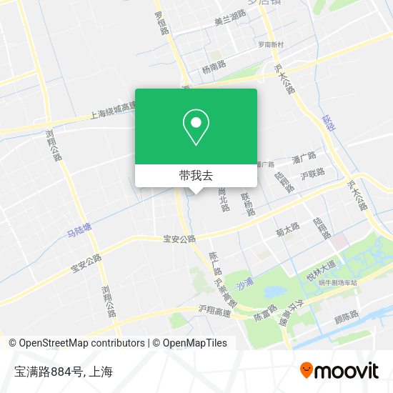 宝满路884号地图