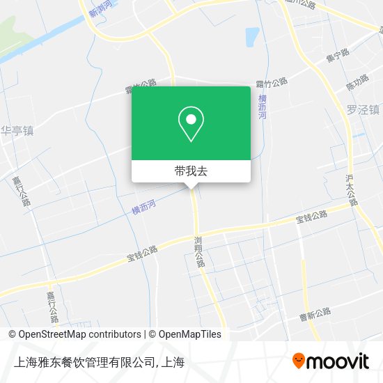 上海雅东餐饮管理有限公司地图