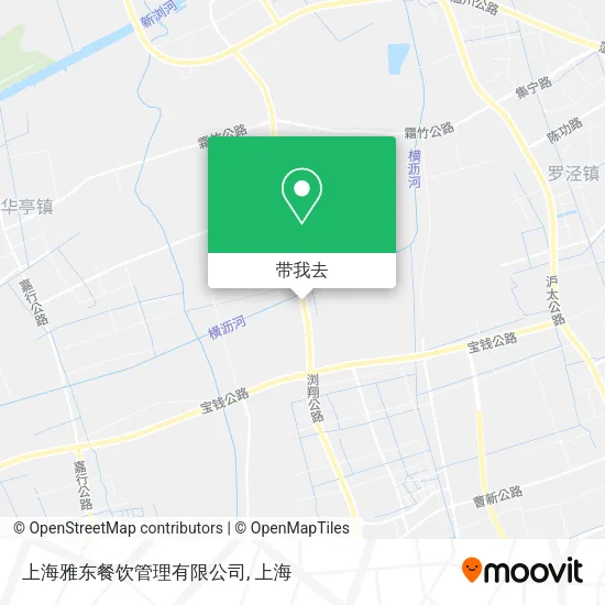 上海雅东餐饮管理有限公司地图