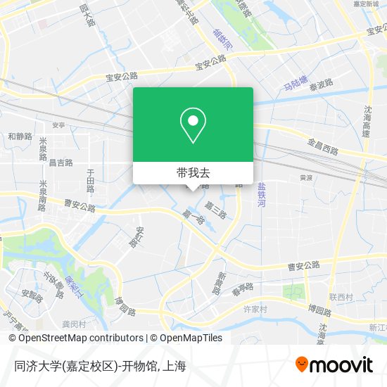 同济大学(嘉定校区)-开物馆地图