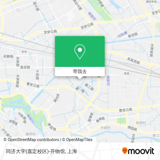 同济大学(嘉定校区)-开物馆地图