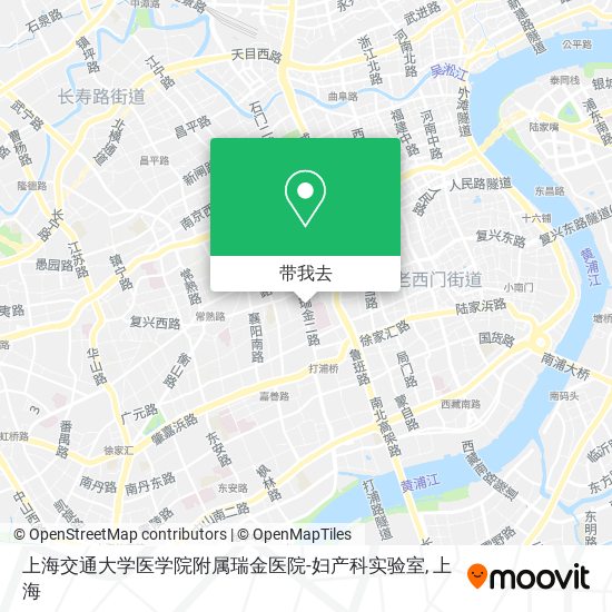 上海交通大学医学院附属瑞金医院-妇产科实验室地图