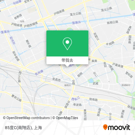 85度C(南翔店)地图