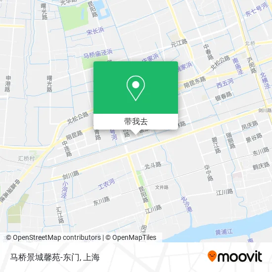 马桥景城馨苑-东门地图