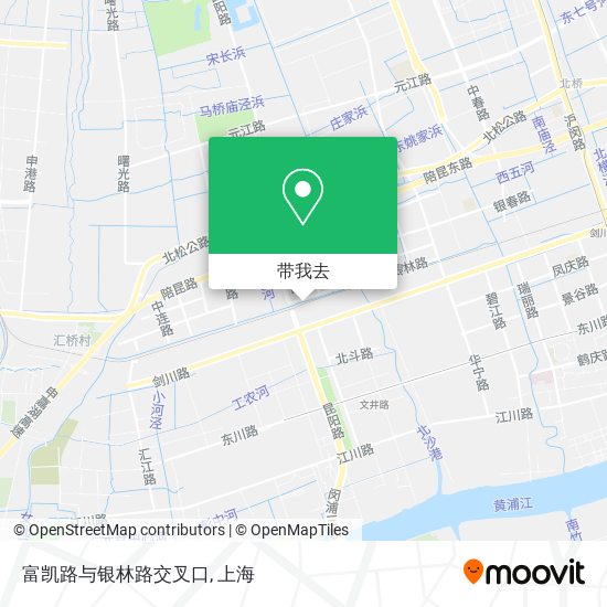 富凯路与银林路交叉口地图