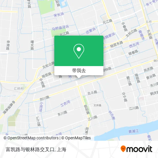 富凯路与银林路交叉口地图