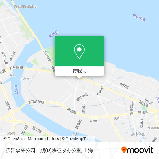 滨江森林公园二期(D)块征收办公室地图