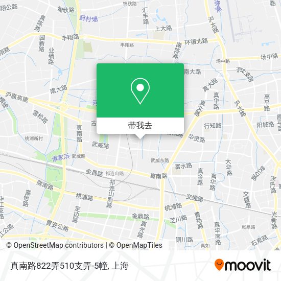 真南路822弄510支弄-5幢地图