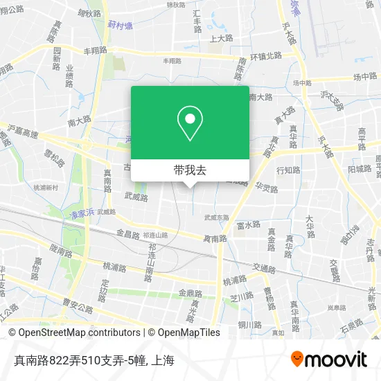 真南路822弄510支弄-5幢地图
