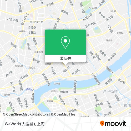 WeWork(大连路)地图
