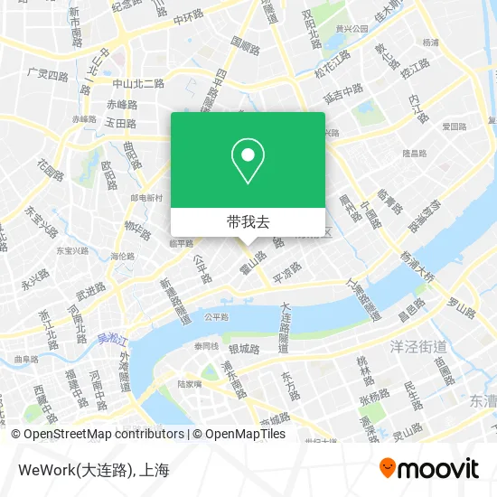 WeWork(大连路)地图