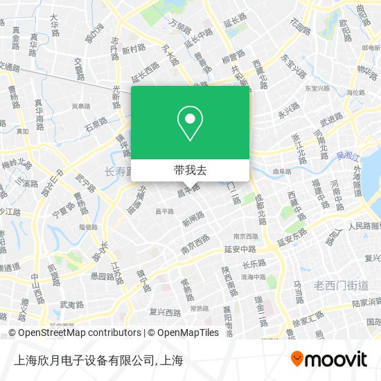 上海欣月电子设备有限公司地图