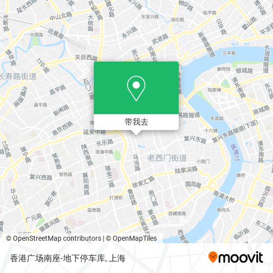 香港广场南座-地下停车库地图