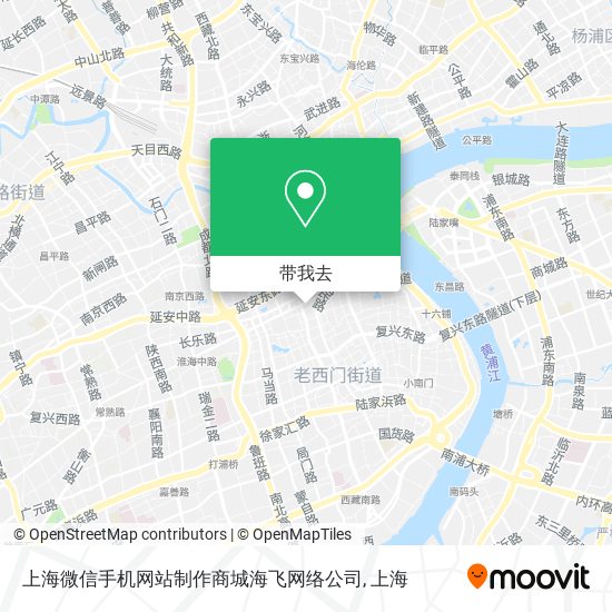 上海微信手机网站制作商城海飞网络公司地图