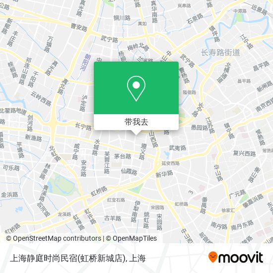 上海静庭时尚民宿(虹桥新城店)地图