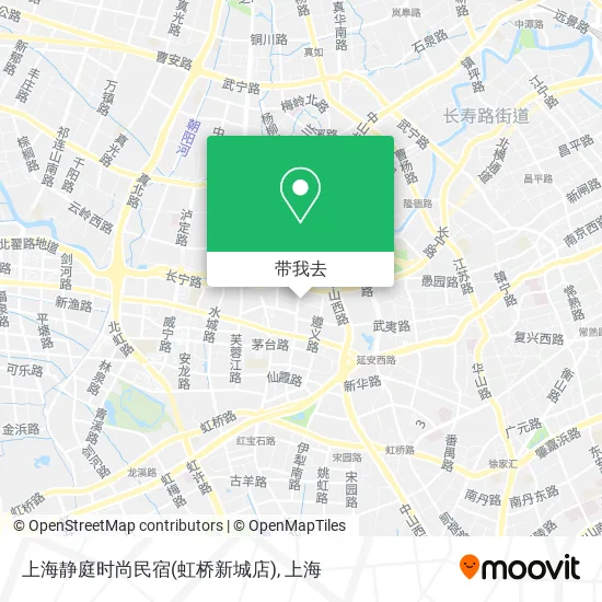 上海静庭时尚民宿(虹桥新城店)地图