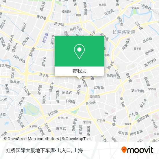 虹桥国际大厦地下车库-出入口地图