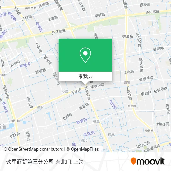 铁军商贸第三分公司-东北门地图