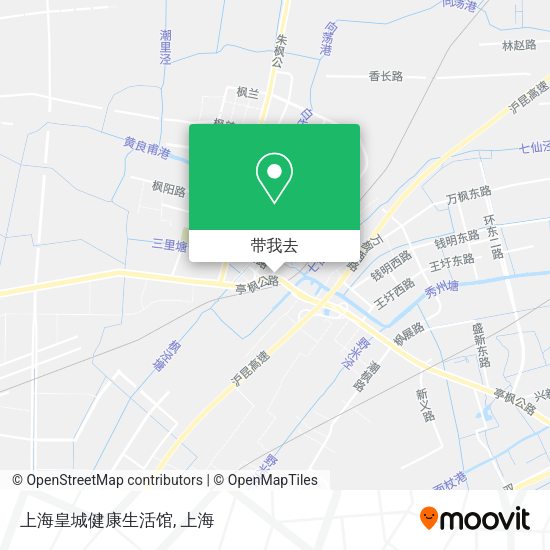 上海皇城健康生活馆地图