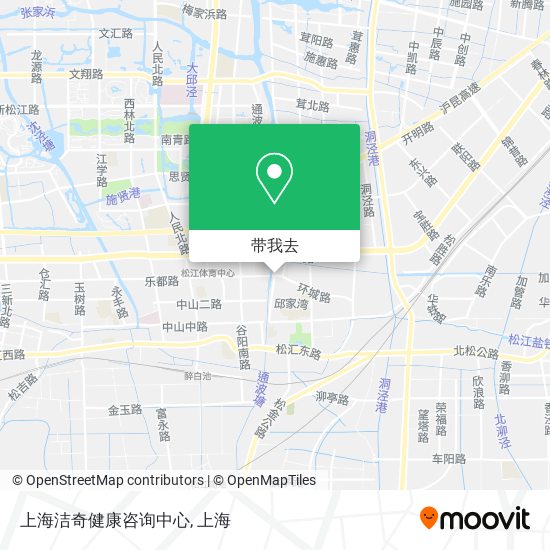 上海洁奇健康咨询中心地图
