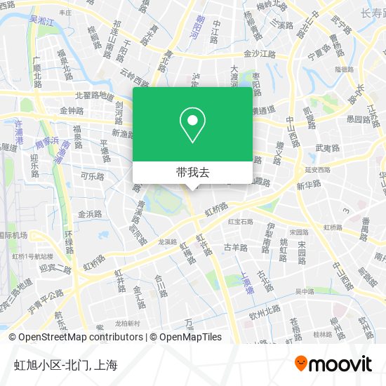 虹旭小区-北门地图