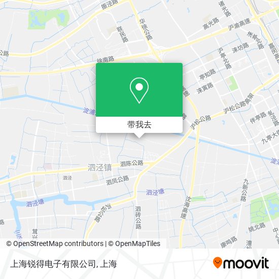 上海锐得电子有限公司地图