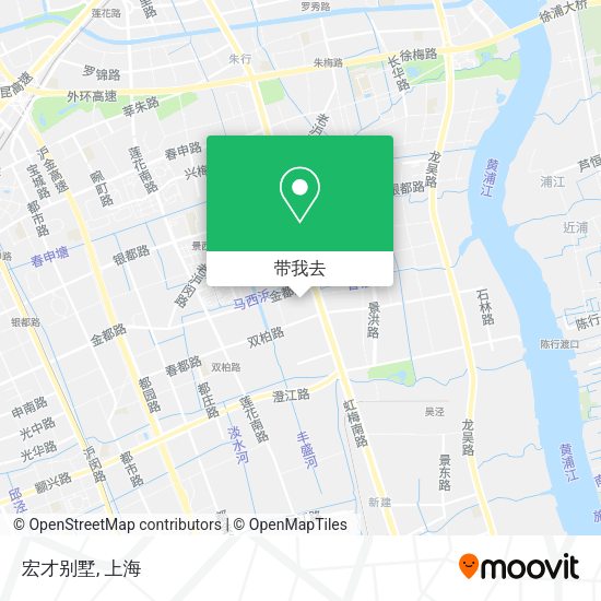 宏才别墅地图
