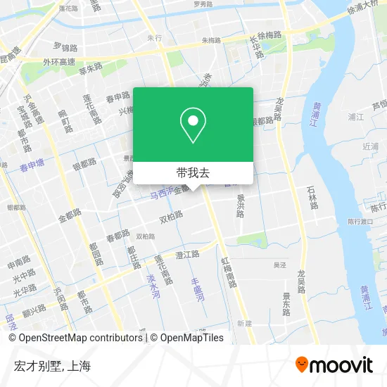 宏才别墅地图