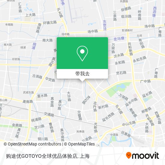 购途优GOTOYO全球优品体验店地图