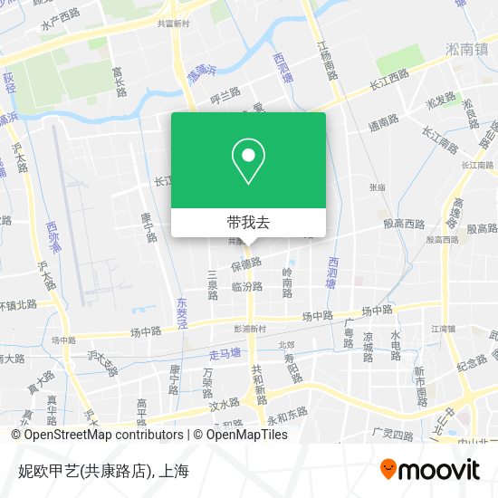 妮欧甲艺(共康路店)地图