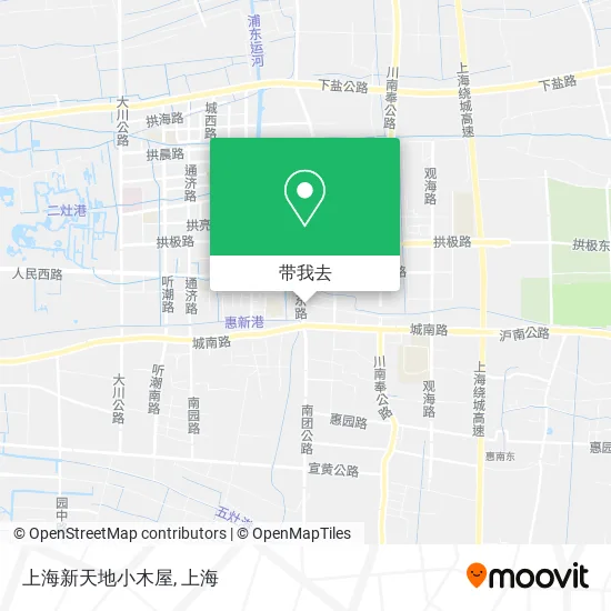 上海新天地小木屋地图