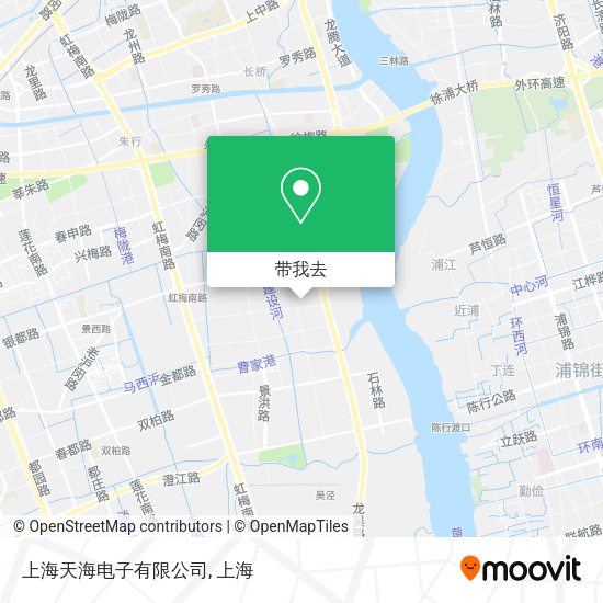 上海天海电子有限公司地图