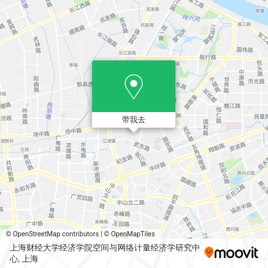 上海财经大学经济学院空间与网络计量经济学研究中心地图