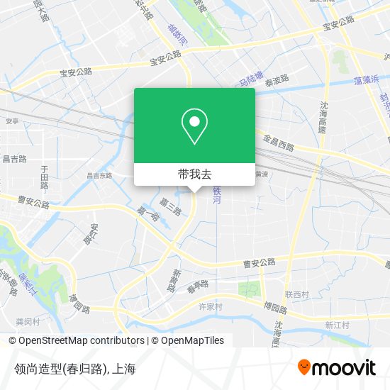 领尚造型(春归路)地图