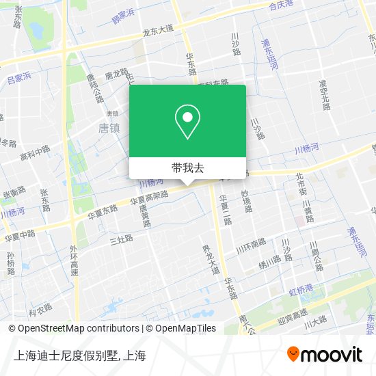 上海迪士尼度假别墅地图